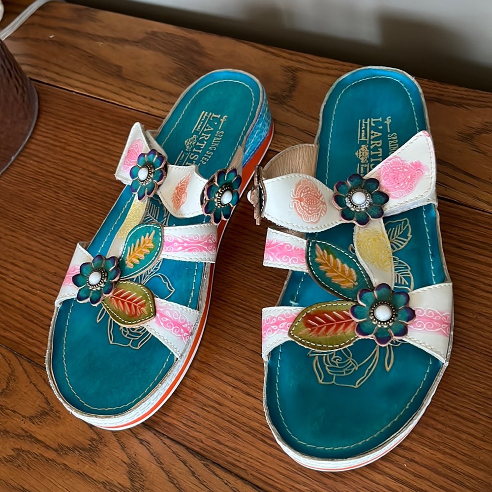 Spring Step L’Artiste pillow sandal